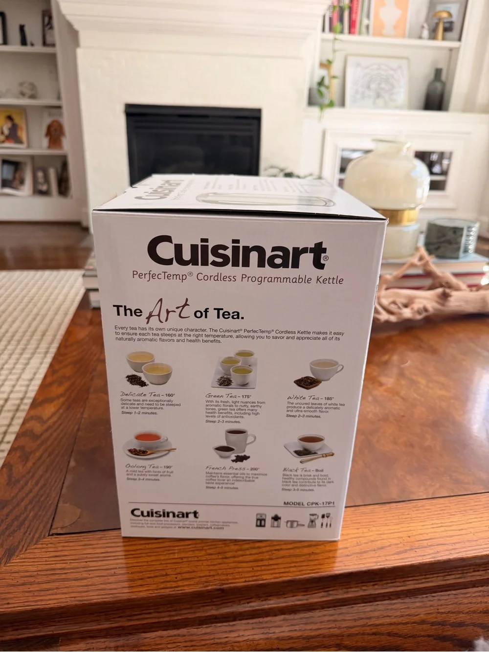 New in Box Cuisinart PerfecTemp Electric Tea Kettle